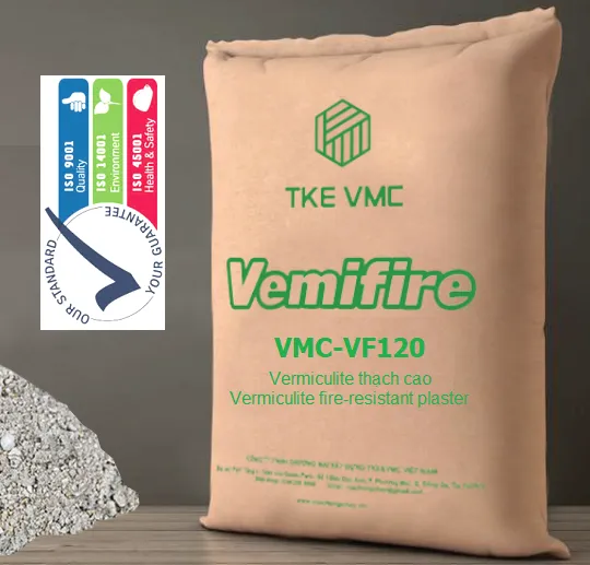 VỮA CHỐNG CHÁY VERMICULITE THẠCH CAO VMC-VF120
