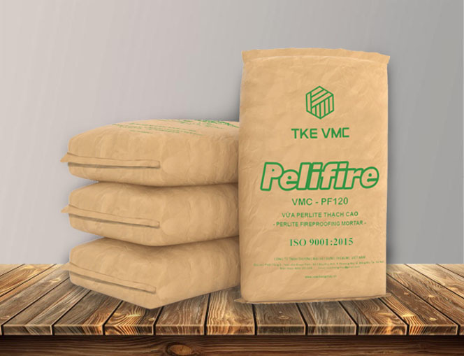 VỮA CHỐNG CHÁY PERLITE THẠCH CAO VMC-PF120