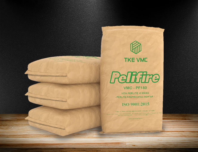 VỮA VÔ CƠ PERLITE XI MĂNG CHỐNG CHÁY VMC-PF180